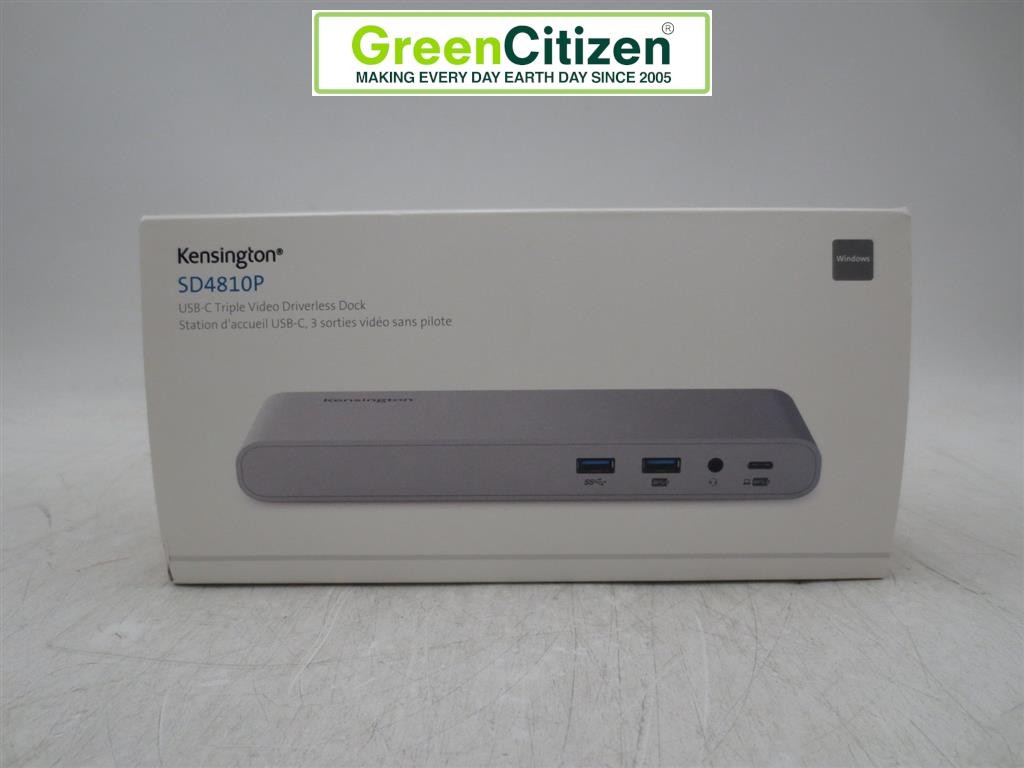 Kensington SD4810P USB-C Triple Video Driverless Dock