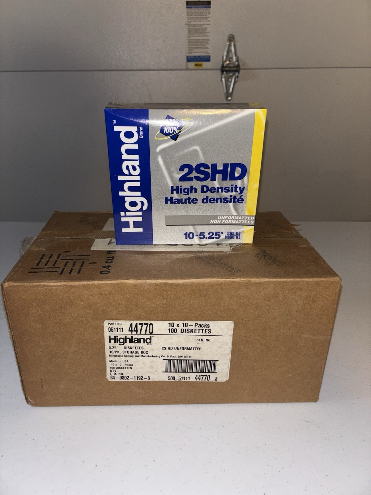 NEW VINTAGE Highland Primaris Maxell 2HD High Density 5.25”Floppy Disks Diskette