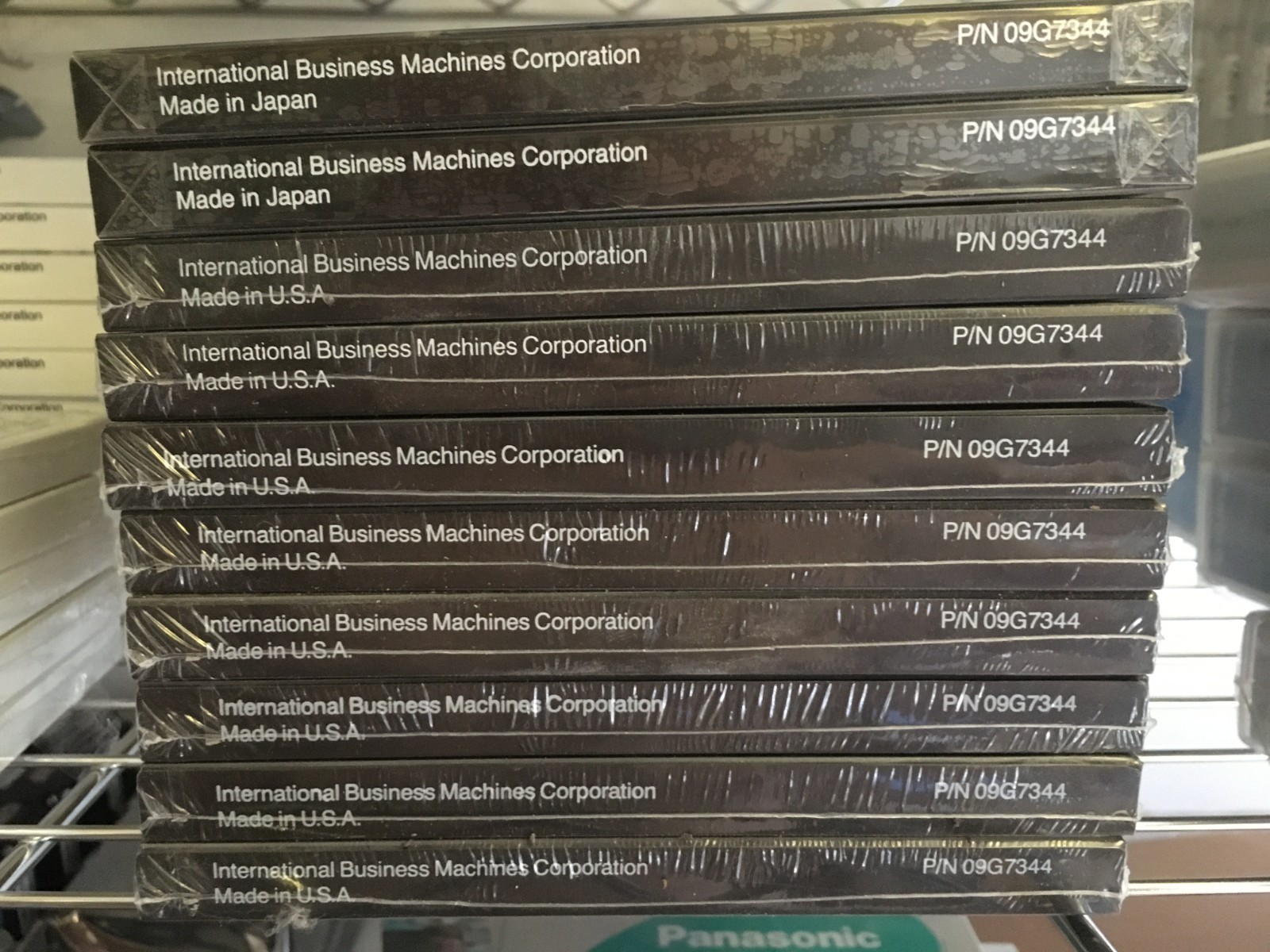 Lot of 10 NEW IBM  09G7344 Rewritable Magneto Optical Disk Double Sided 1309 MB