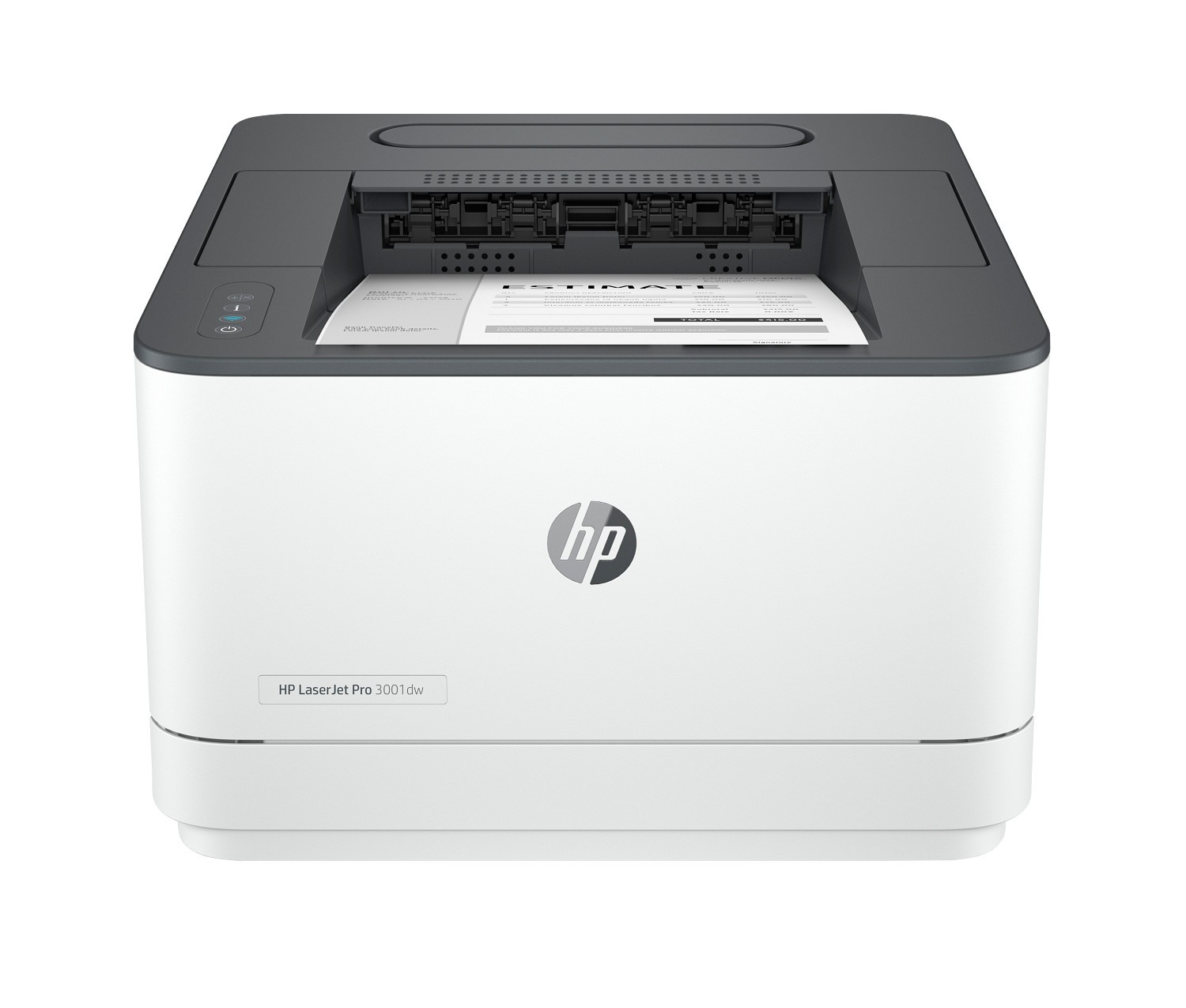 HP LaserJet Pro 3001dw Laser Printer, Black And White Mobile Print Up to 50,000