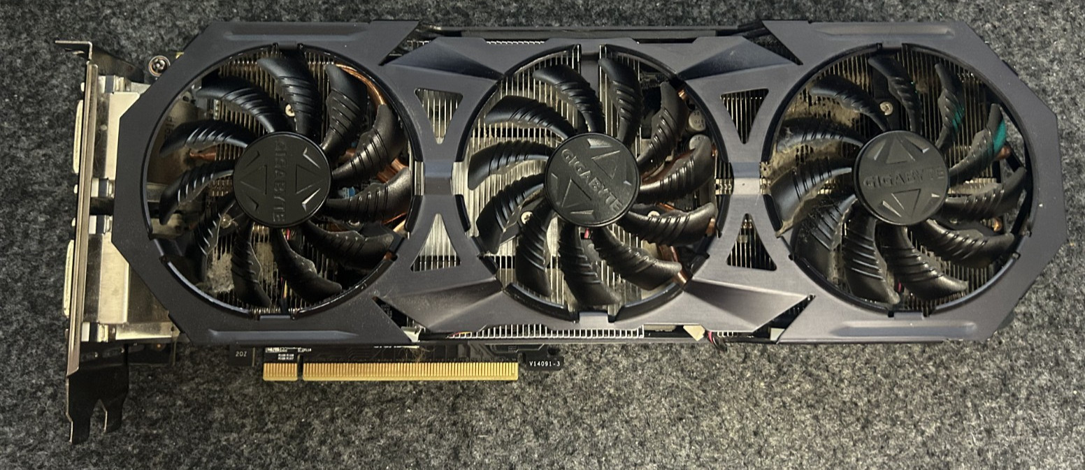 Nvidia Gigabyte Windforce GTX 970 OC 4GB GPU (USED) (Read Description)