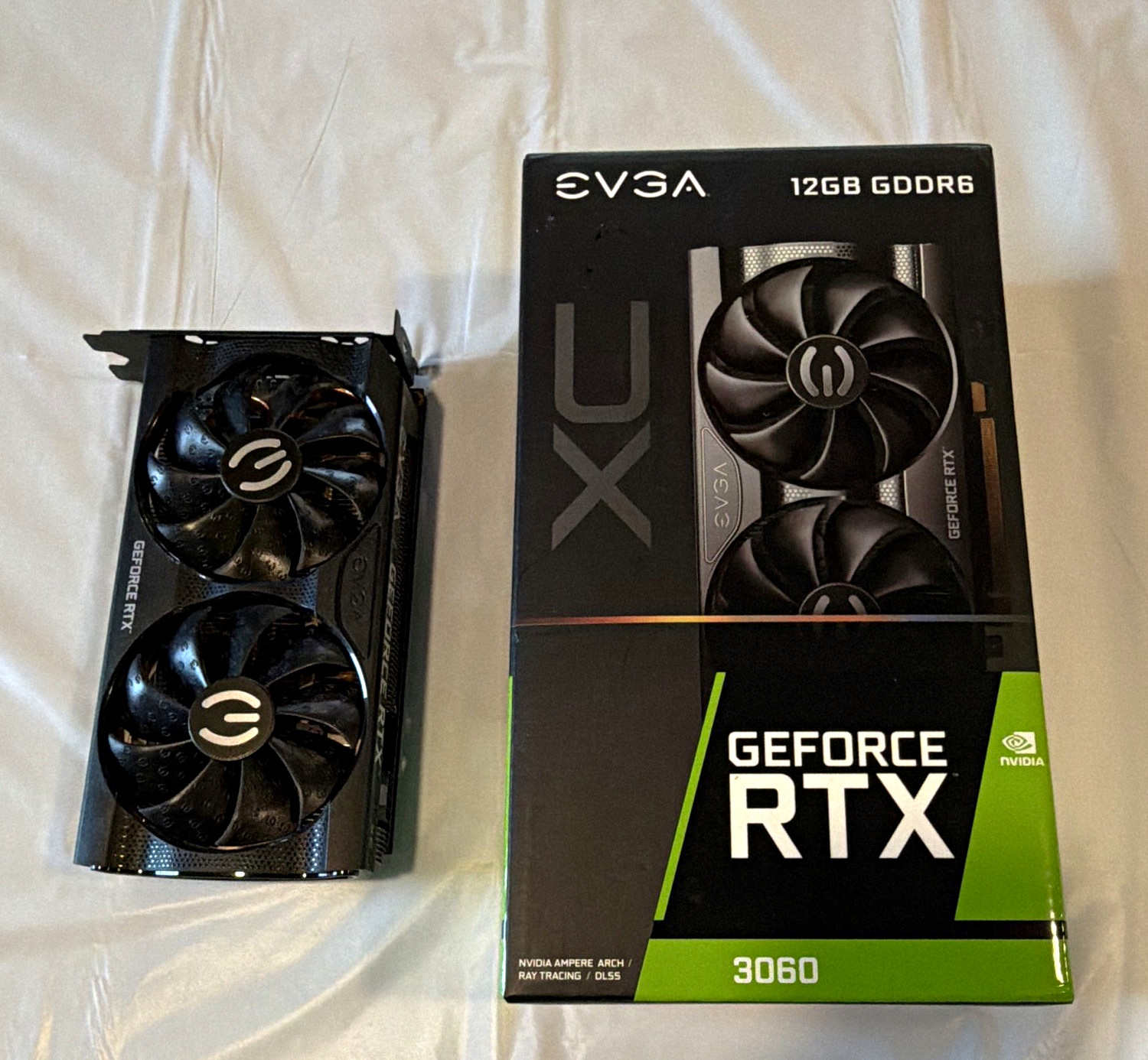 EVGA NVIDIA GeForce RTX 3060 12GB GDDR6 PCIe x16 HDMI/DP Multi-Monitor