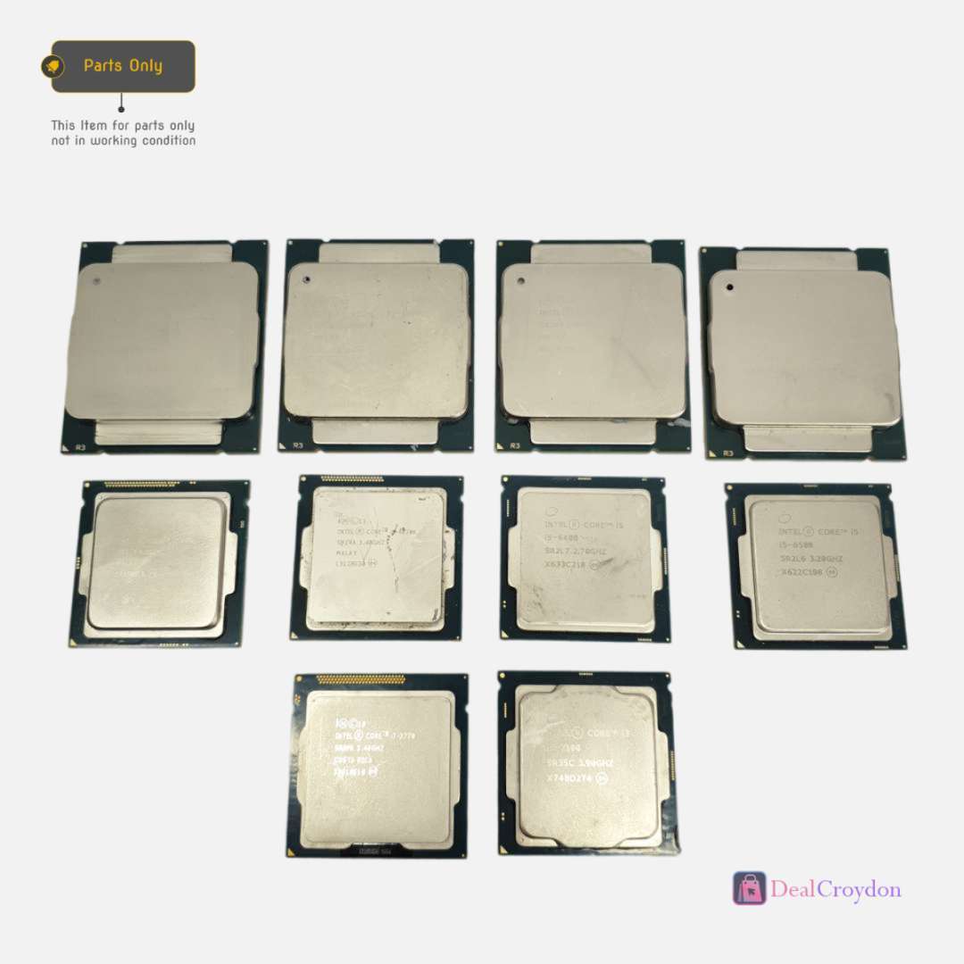JOB LOT 10 X CPU MIXED INTEL I3 I5 I7 XEON PROCESSOR FOR PARTS UNTESTED