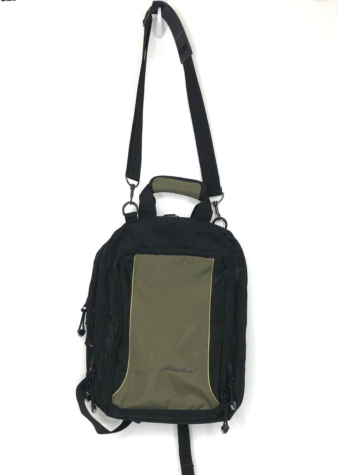 Eddie Bauer Timberline Convertible Laptop Messenger Bag/ Backpack Carry On