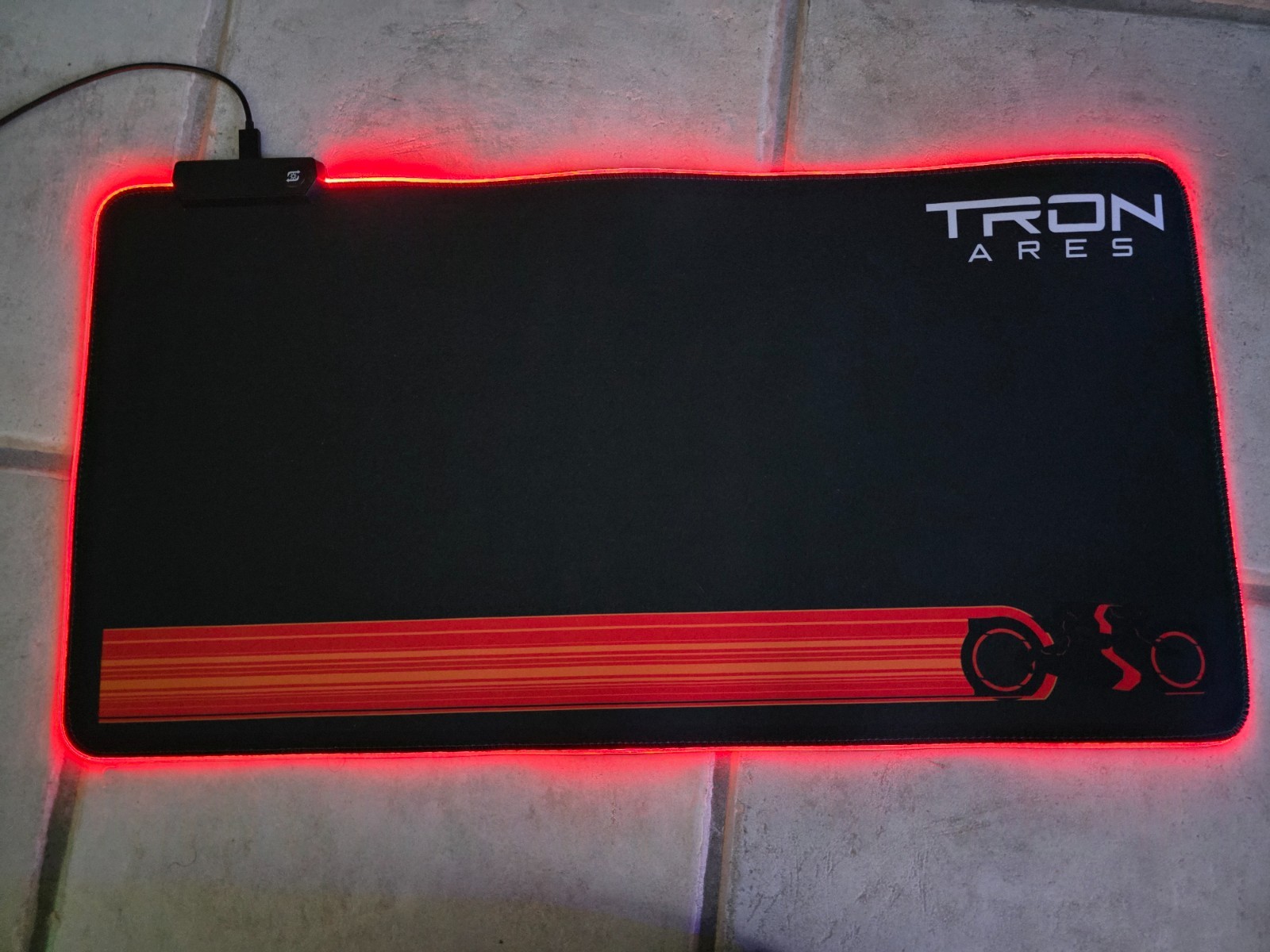 Tron: Ares Glowing Gaming Promo Mousepad - Never Sold in Public, NEW VERY RARE