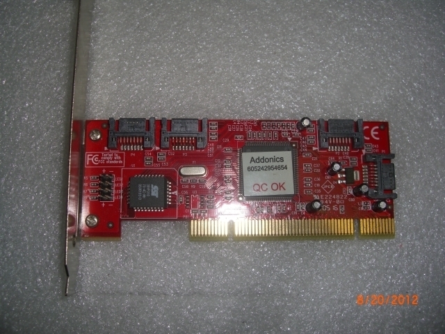 StarTech A114-00B 4 Port PCI SATA RAID Controller Adapter Card