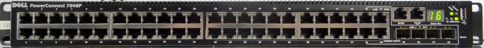 Dell PowerConnect 7WCFK 7048P PoE  48-Port Managed Switch