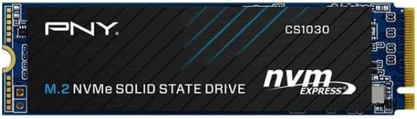 PNY CS1030 500GB PCIe Gen3 x4 NVMe M.2 2280 Internal SSD