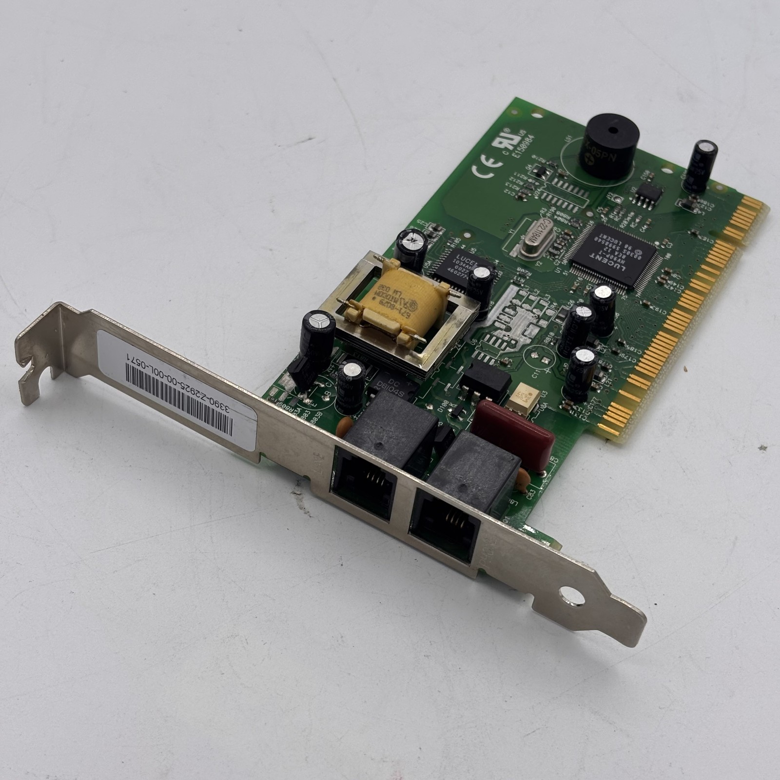 Zoom 56K PCI Fax Modem Card Internal Dial-Up Data 2x RJ11 Ports Model 2925L