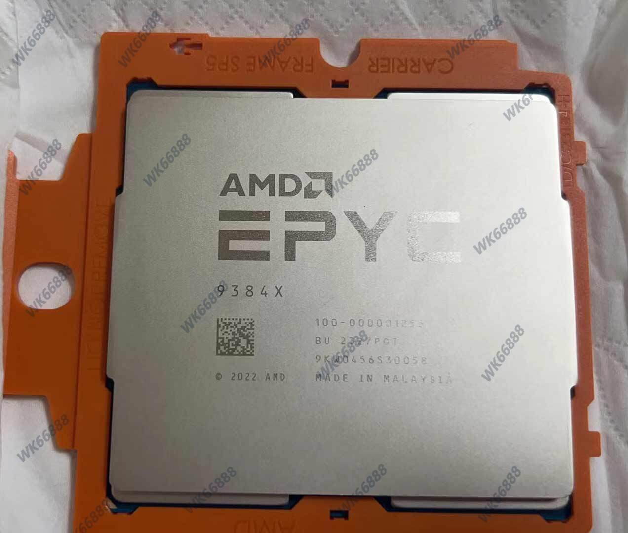 AMD EPYC Genoa-X 9384X 32 Core 3.1GHz CPU 100-000001256 CPU Processor (unlocked)