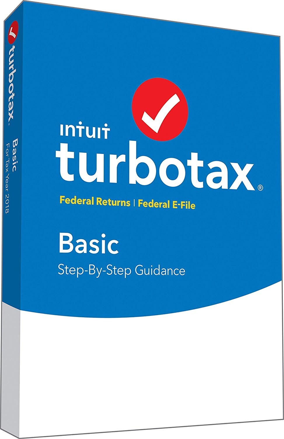 TurboTax Basic Federal 2018 Win/Mac | CD | Full Updates | #1 Install Expert