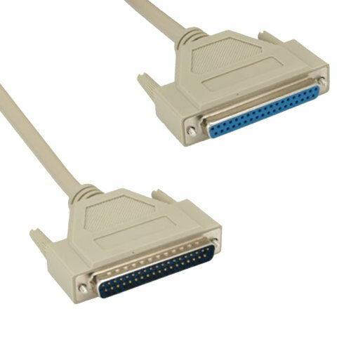 Kentek 3' Feet DB37 Serial Extension Cable 28 AWG RS-449 37Pin Male/Female