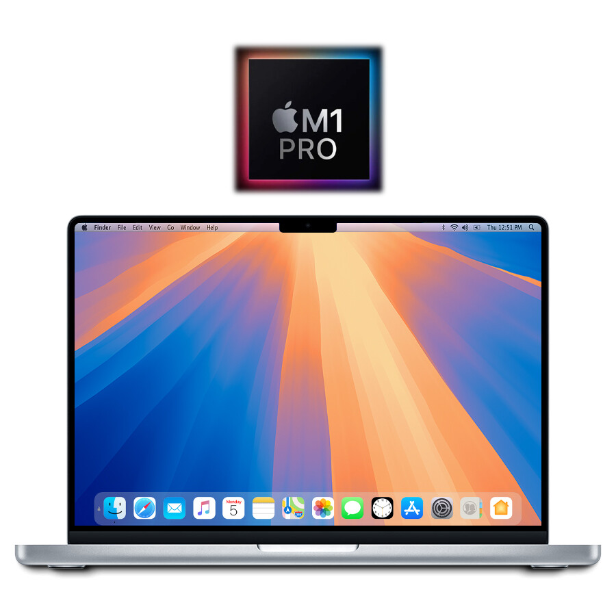 2021 Apple M1 Pro MacBook Pro 14" 16GB/512GB - (Silver) A2442 w/1 Year Warranty