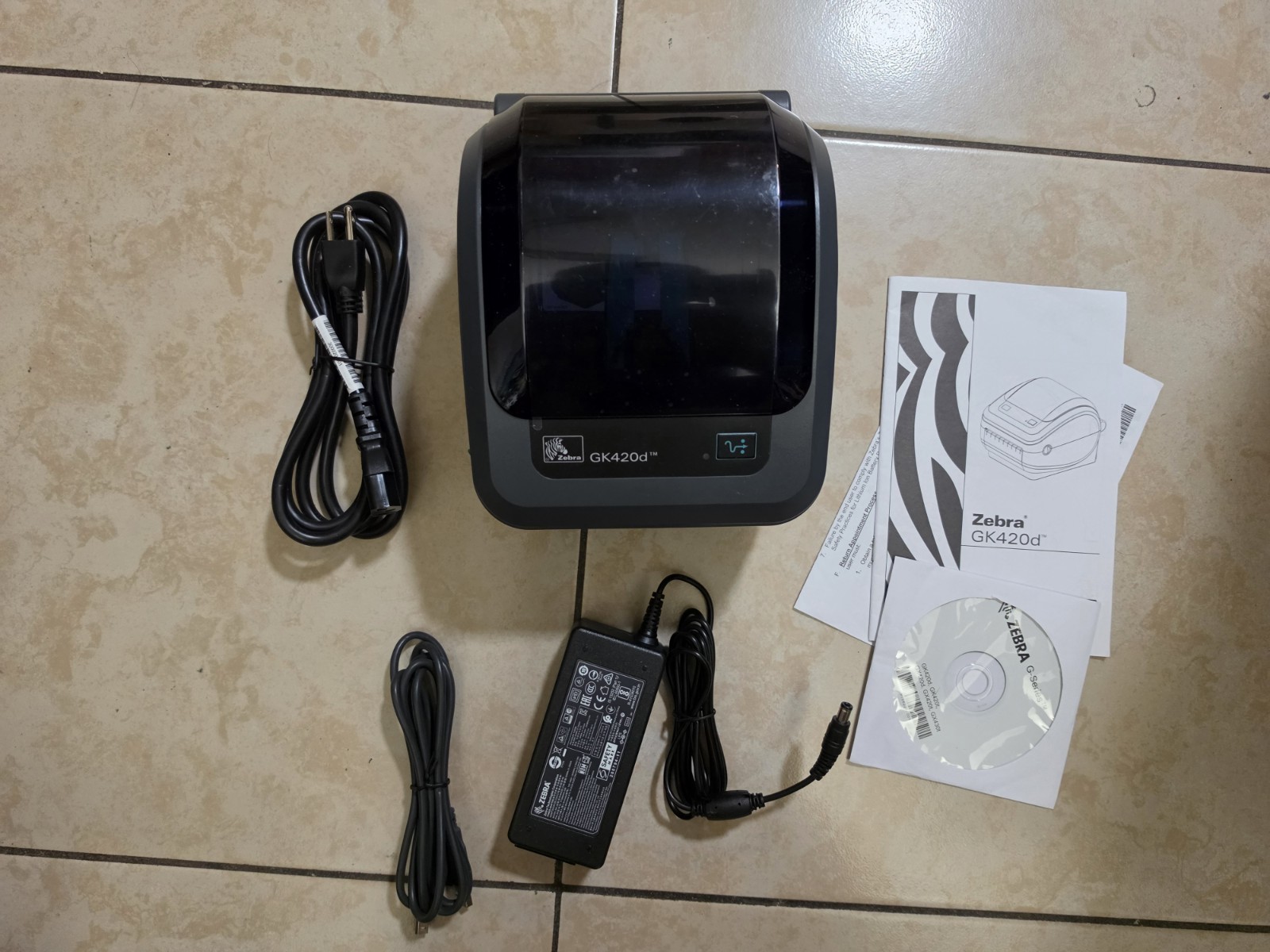 Zebra GK420d Direct Thermal Label Printer – Tested Working  Excellent Condition