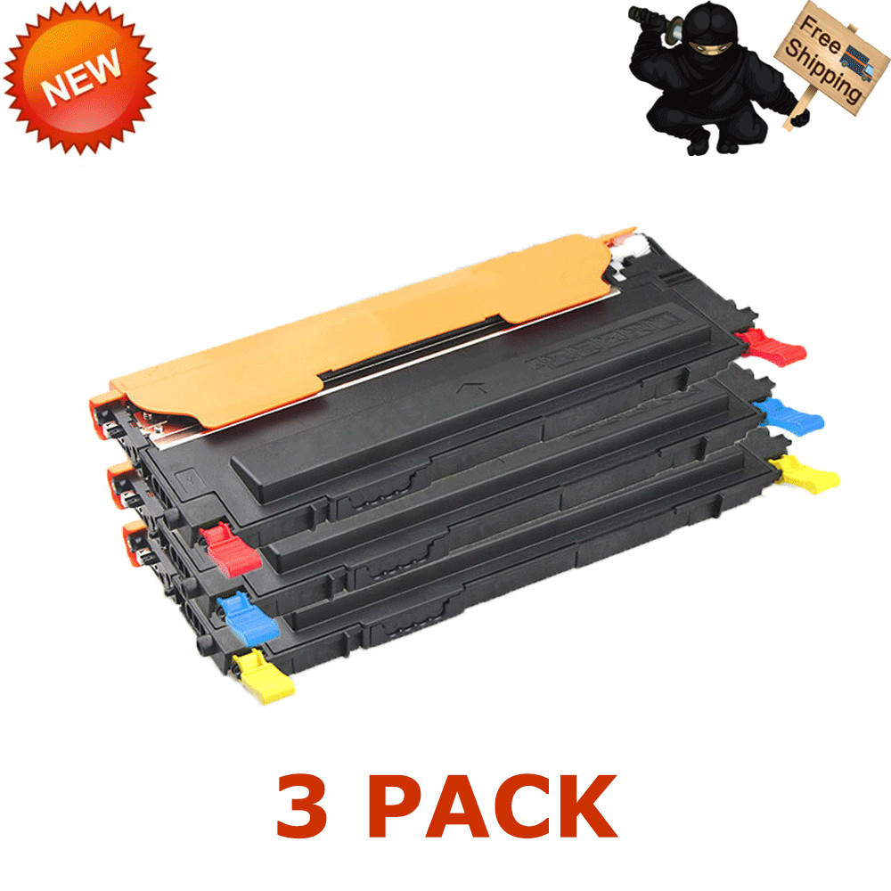 3PK CLT-C407S CLT-M407S CLT-Y407S Color Set Toner for Samsung CLX-3186 CLX-3185
