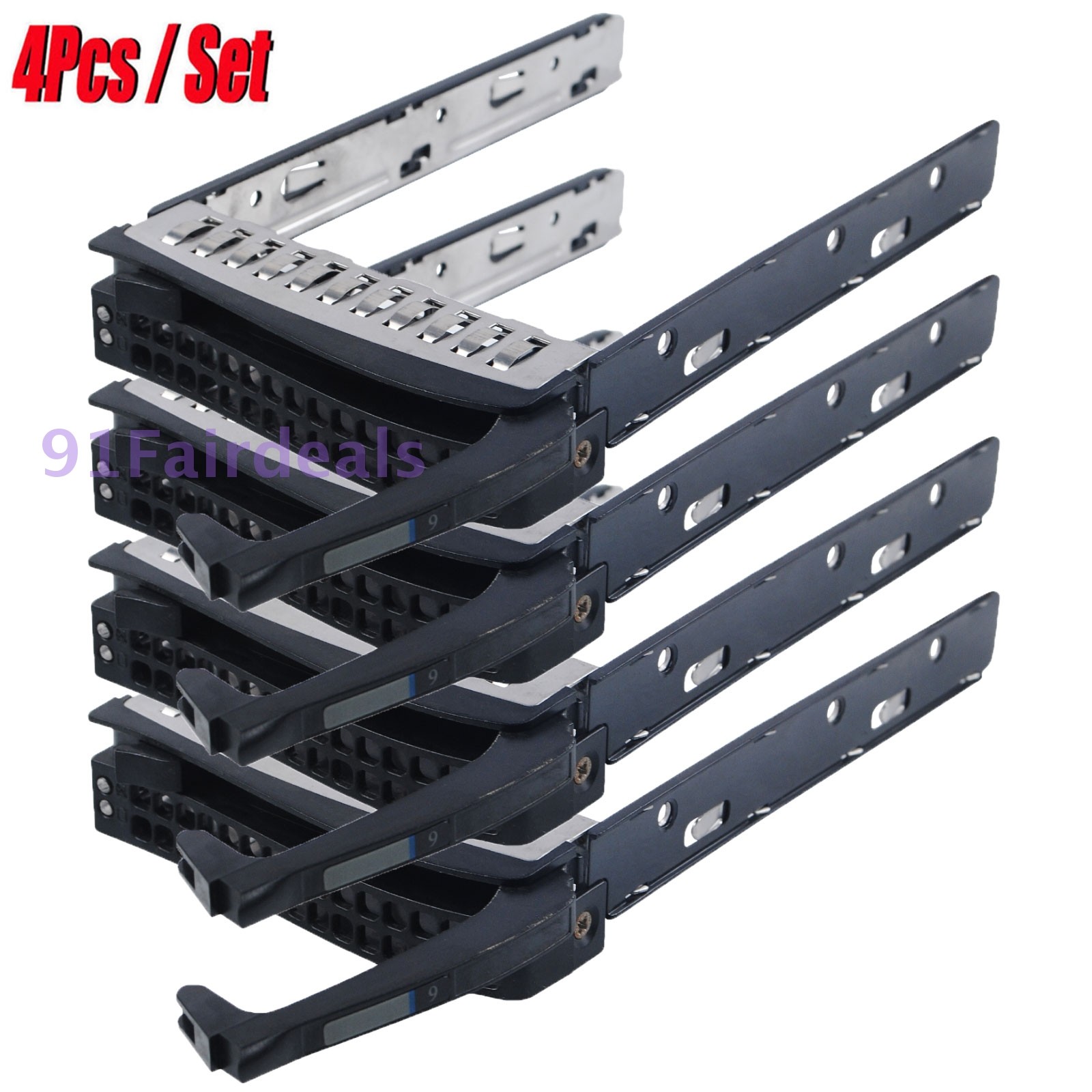 4PCS SuperMicro Black Gen 5.5 Hot-Swap 3.5" HDD Tray Caddy (MCP-220-00075-0B)
