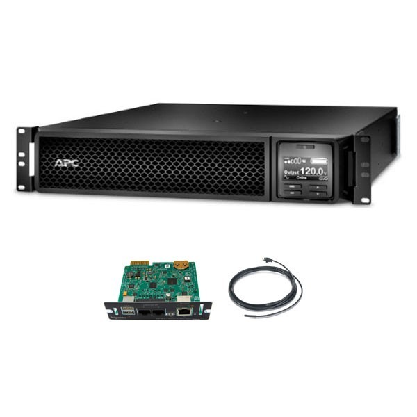 Bundle: APC SRT2200RMXLA-NC SmartUPS UPS with AP9641 Network Card