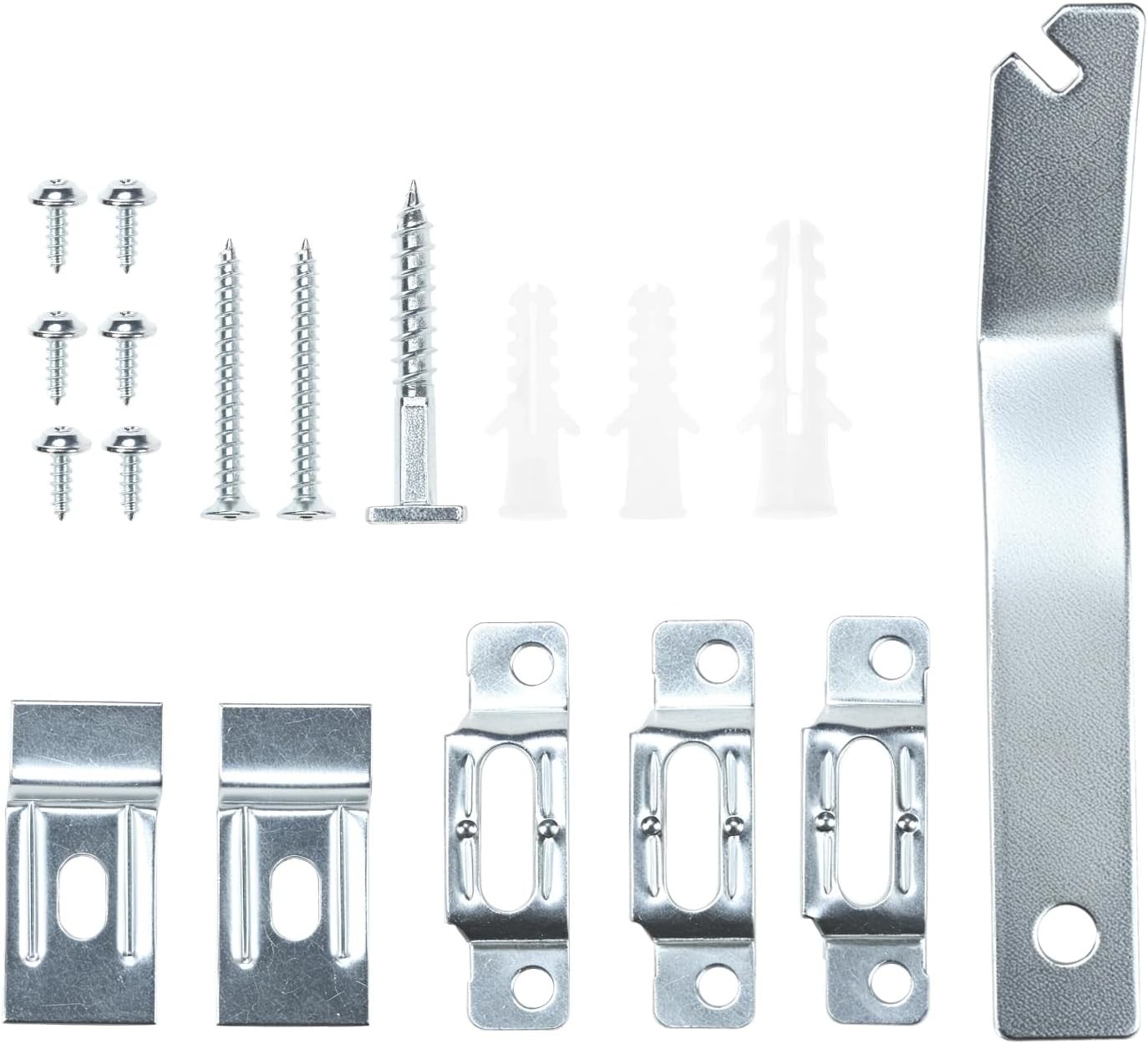 Frame Lock Security Hanging Kit with T-Head Screws - 25 Pack Theft Protection