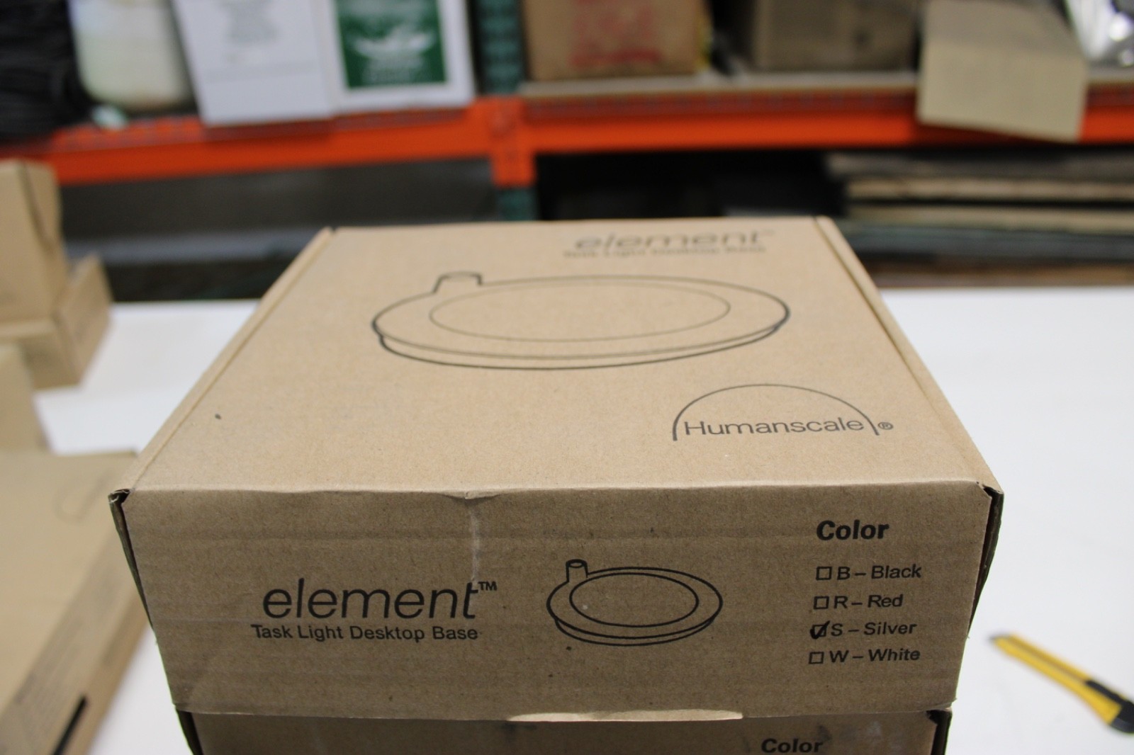 NEW Humanscale  SILVER BASE ELEMENT