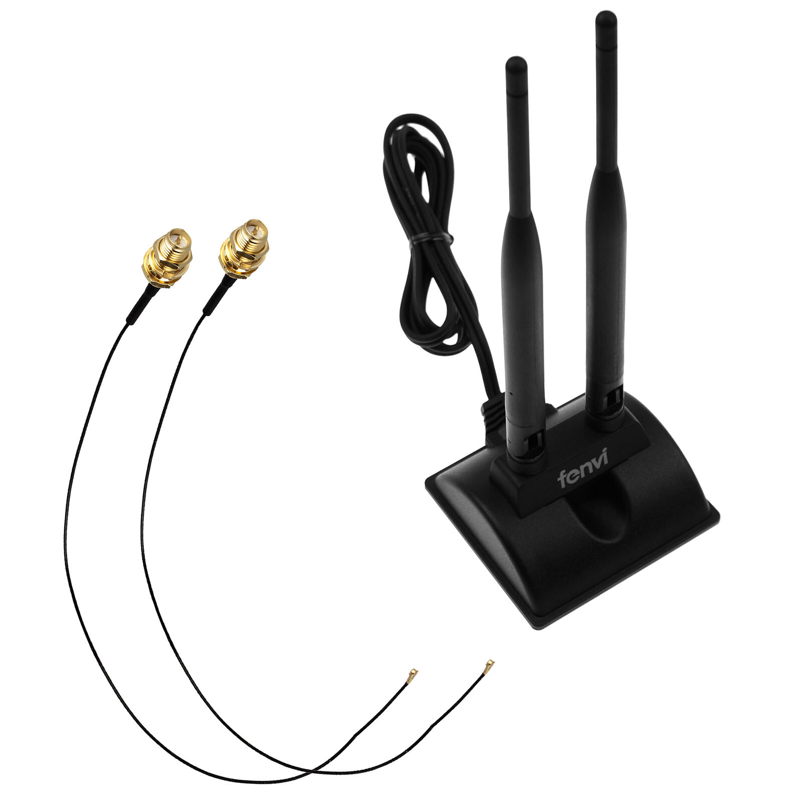 M.2 to RP-SMA Extension Cable Dual Band AC WiFi External 6dBi Wireless Antenna