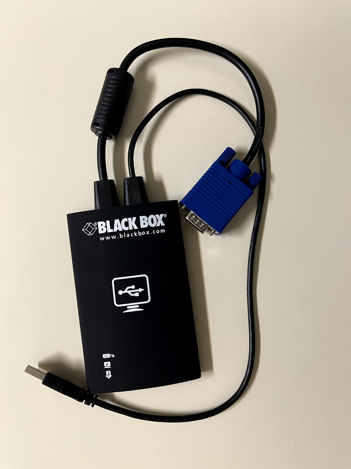 Black Box Network - KVT100A - Black Box USB Laptop Console Crash Cart Adapter