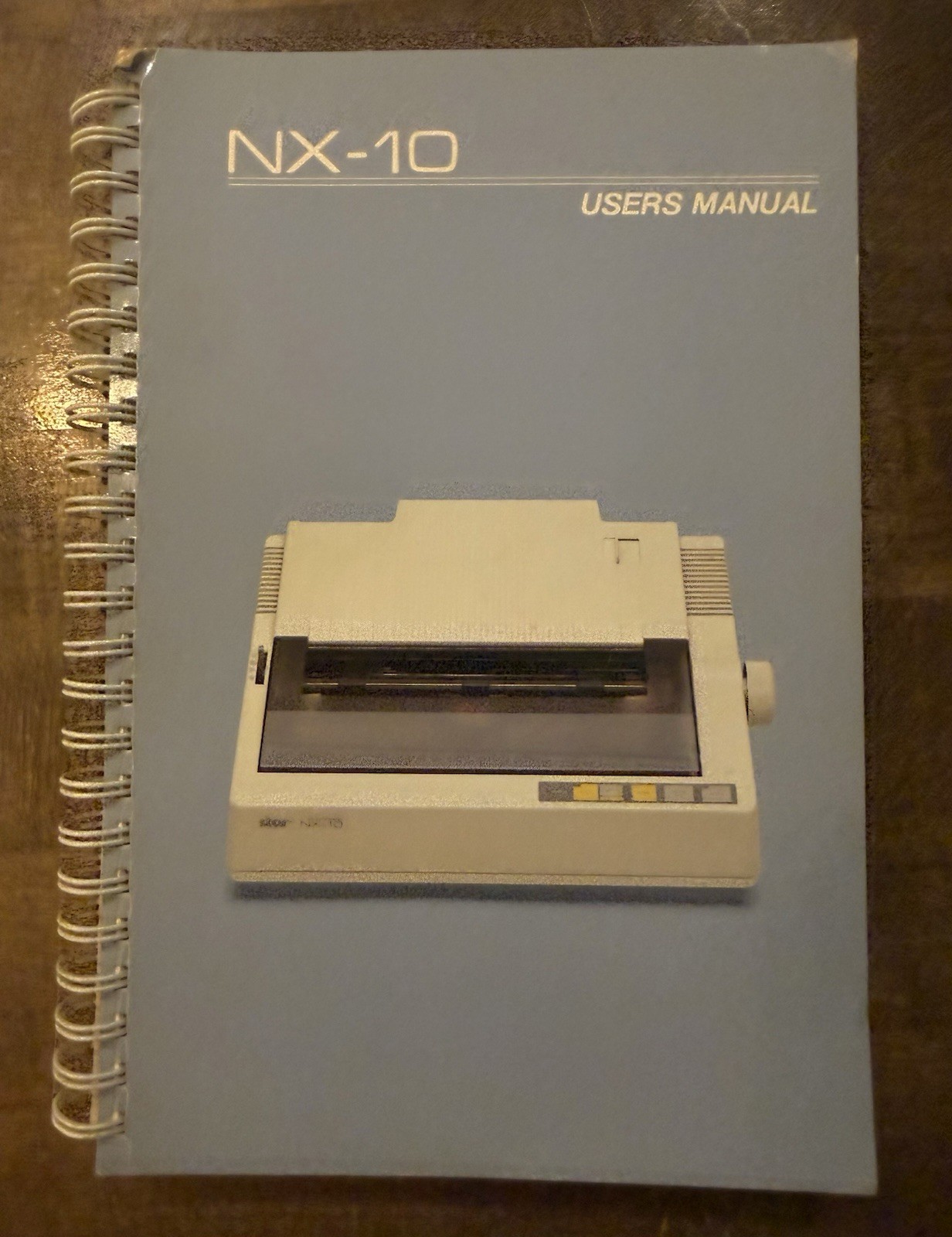 Star NX-10 dot matrix printer USER'S MANUAL book -  Rare