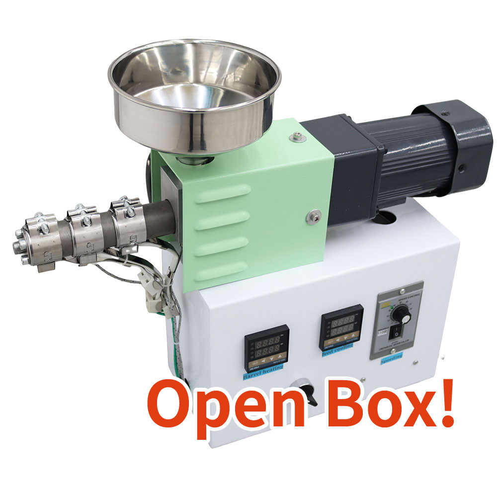 Open Box Plastic Injection Molding Machine Single Screw Extruder 0.1-0.5kg/h