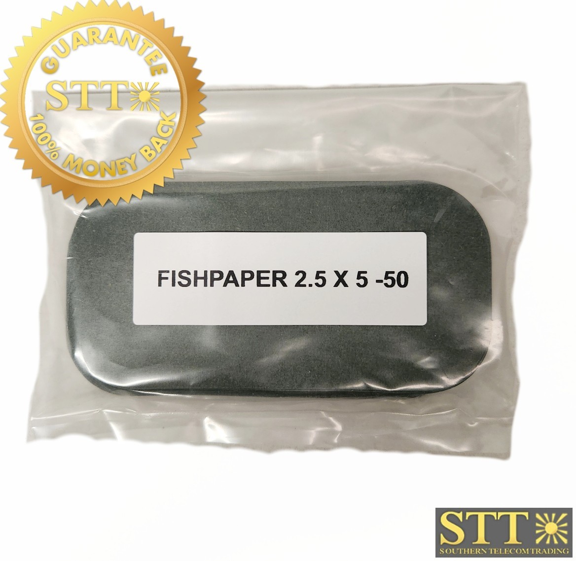 FISHPAPER2.5X5-50 INSULATED FISH PAPER 2.5"X5" ROUNDED EDGES PACK OF 50 - NEW
