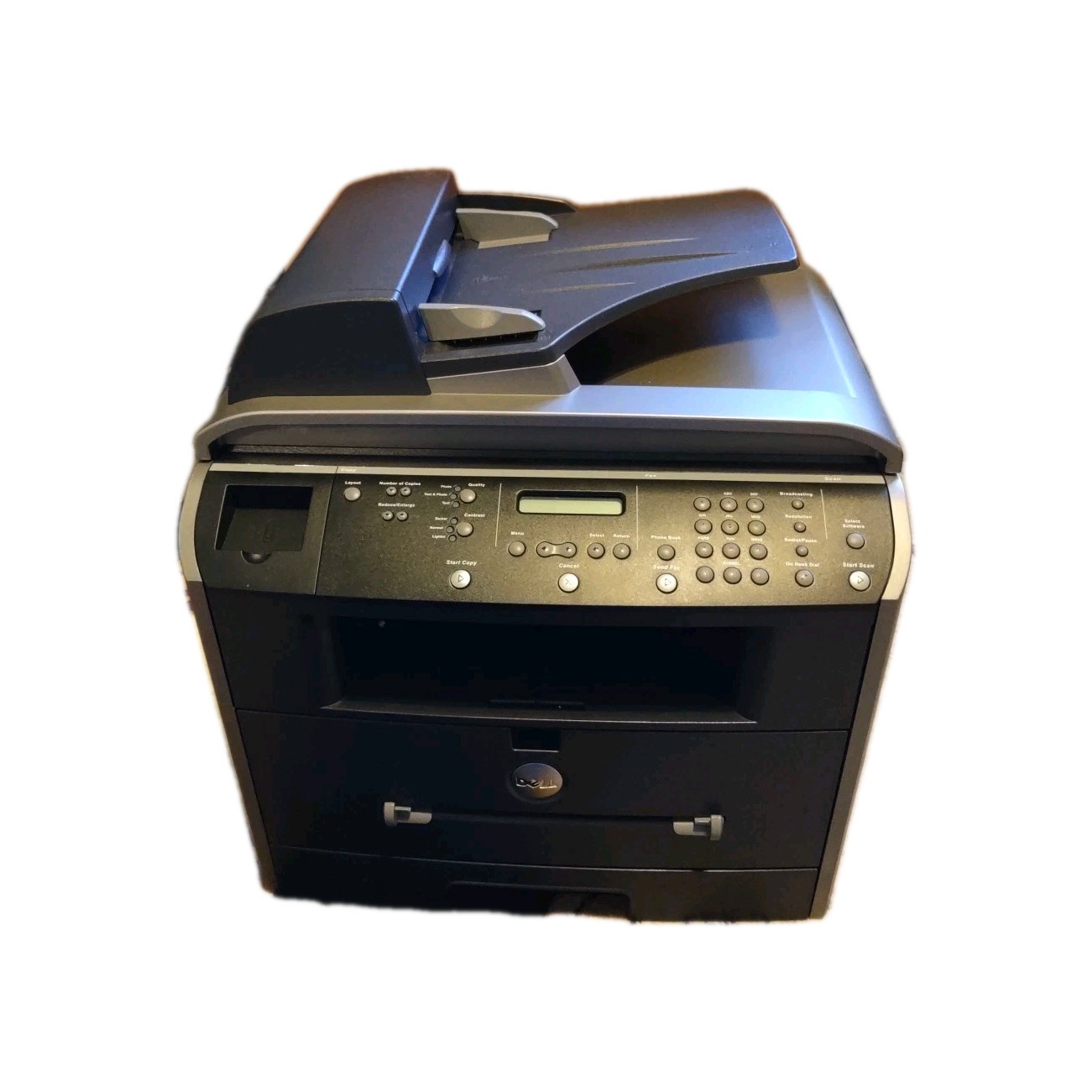 Dell Laser MFP 1600n Monochrome All-in-One Printer Copier Scanner Fax Network