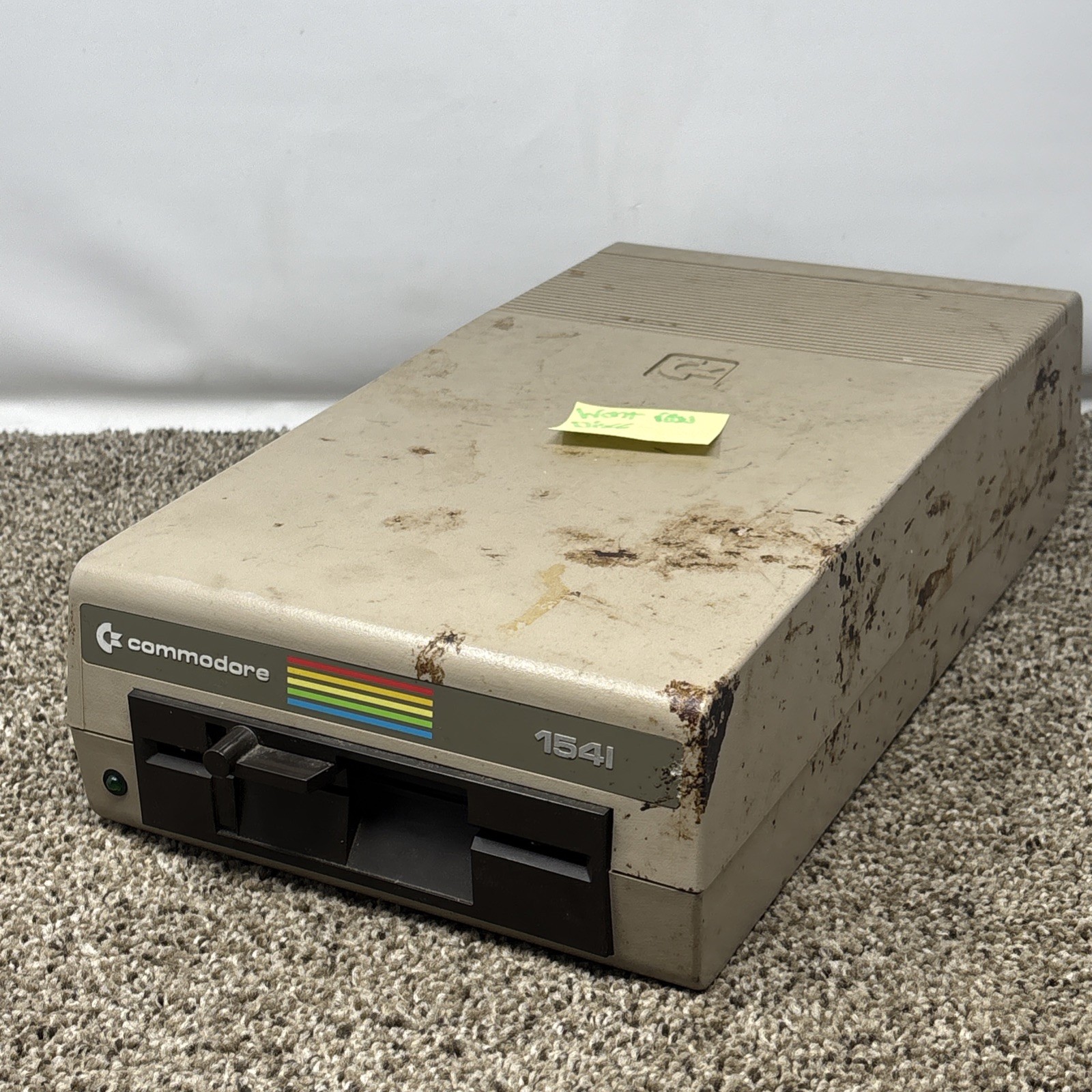 Commodore 1541  154I Floppy Disk Drive 5.25in 5-1/4 FOR PARTS PR REPAIR READ