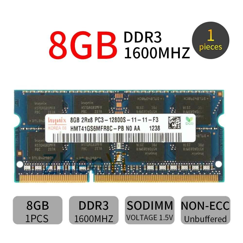 8GB 4GB 2G DDR3 1600MHz PC3-12800S 204Pin SODIMM Laptop Memory RAM For Hynix LOT