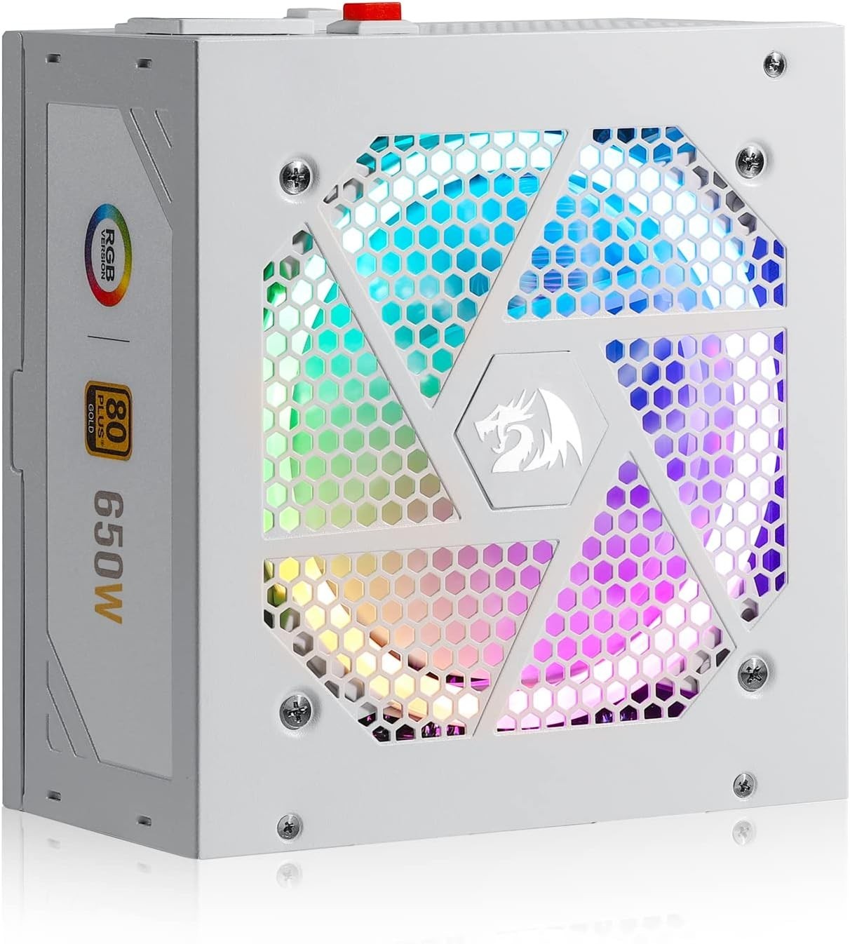 Redragon RGPS-650W 80+ Gold 650 Watt ATX Fully Modular Power Supply w/ 80 Plus G