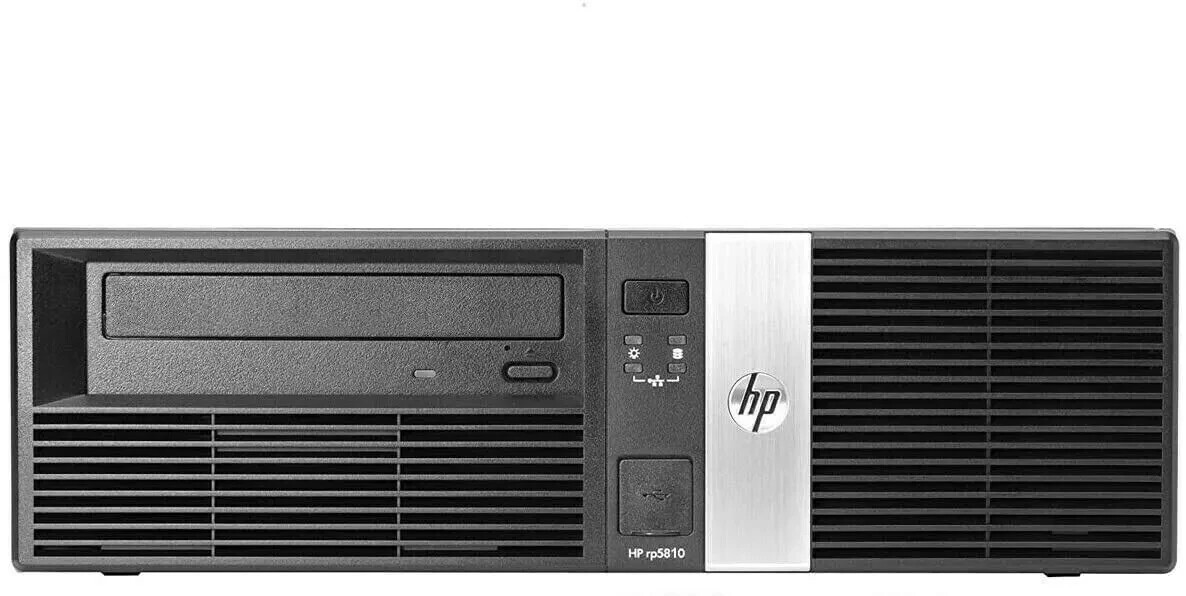 HP rp5800 Desktop Computer PC Intel Quad Core i5 8GB 500GB Windows 7 Pro 32BIT