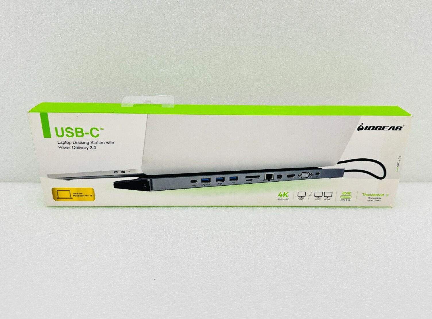 OPEN BOX - IOGEAR GUD3C35 USB-C Laptop Docking Station - 
