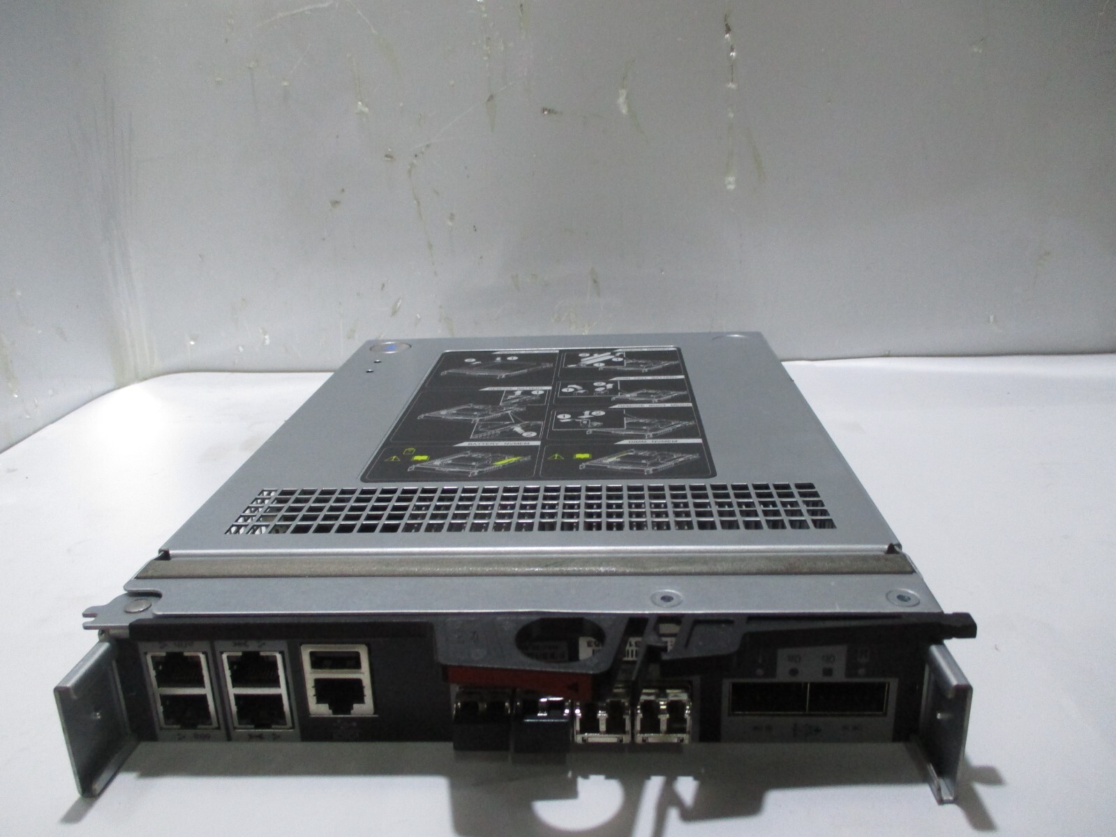 NETAPP 111-01324+C1 SAS SFP CONTROLLER MODULE w/  x4 332-00279R6+A1 FINISAR