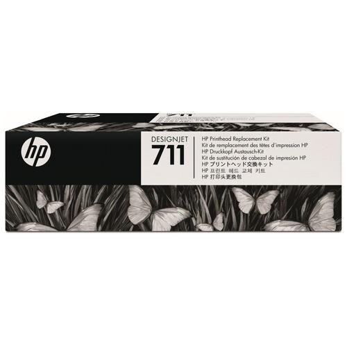 HP Printhead 711 Genuine Printhead Replacement Kit C1Q10A Designjet Ink