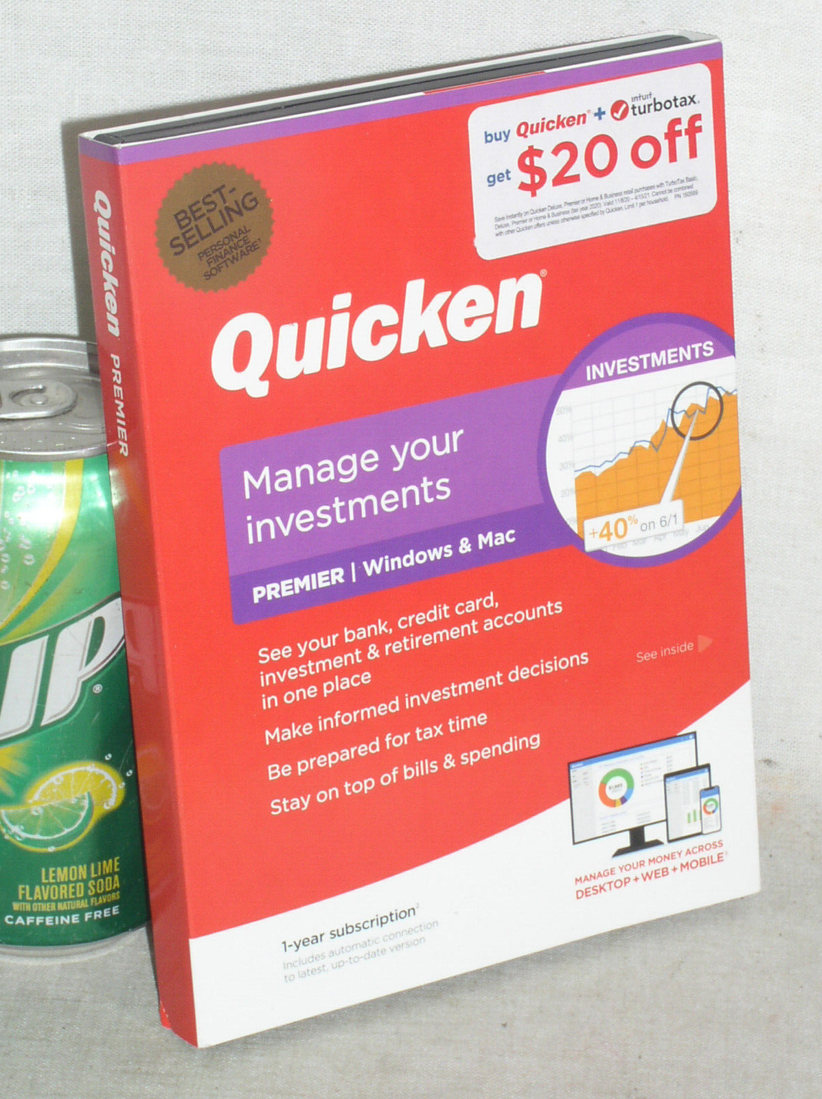 NEW SEALED QUICKEN PREMIER PERSONAL FINANCE WIN & MAC CD AND DOWNLOAD 170262 USA