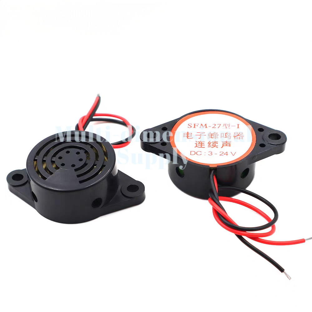 2PCS 100DB Alarm DC 3-24V Electronic Buzzer Continuous NEW