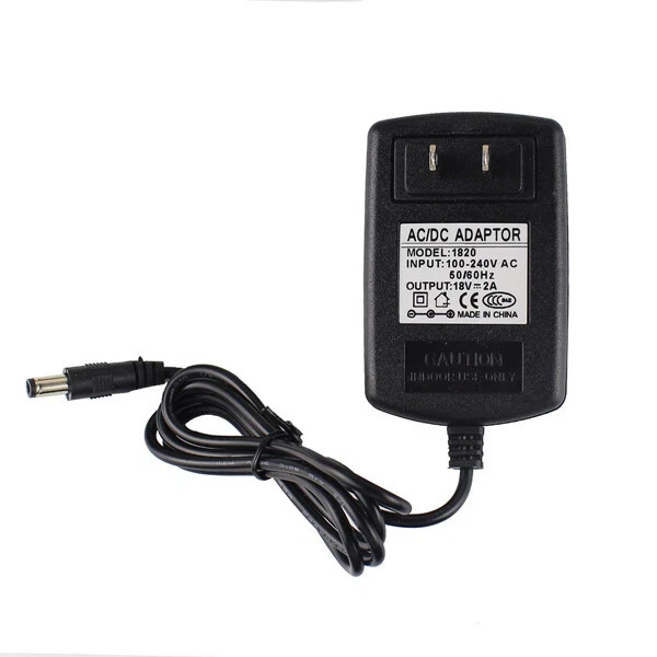18V 2A-2.5A 5.5*2.5mm AC Adapter Charger Barrel Round Plug Tip Supply