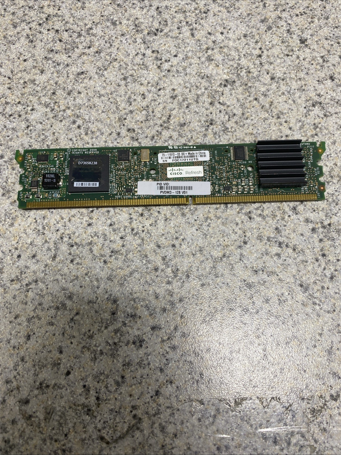 Cisco Genuine PVDM3-128 128-Channel High-Density Voice & Fax DSP Module
