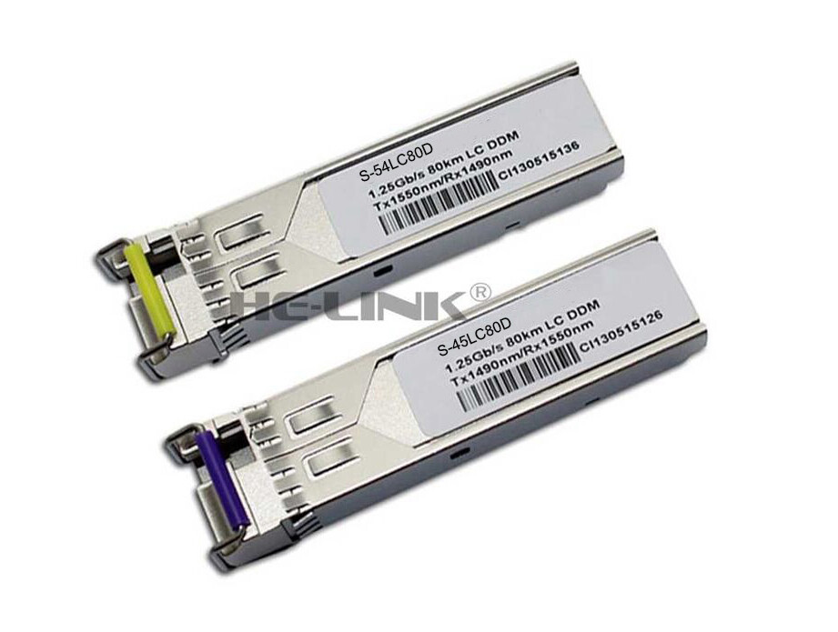 S-4554LC80D MikroTik Compatible SFP 1.25Gbps 80km Transceiver