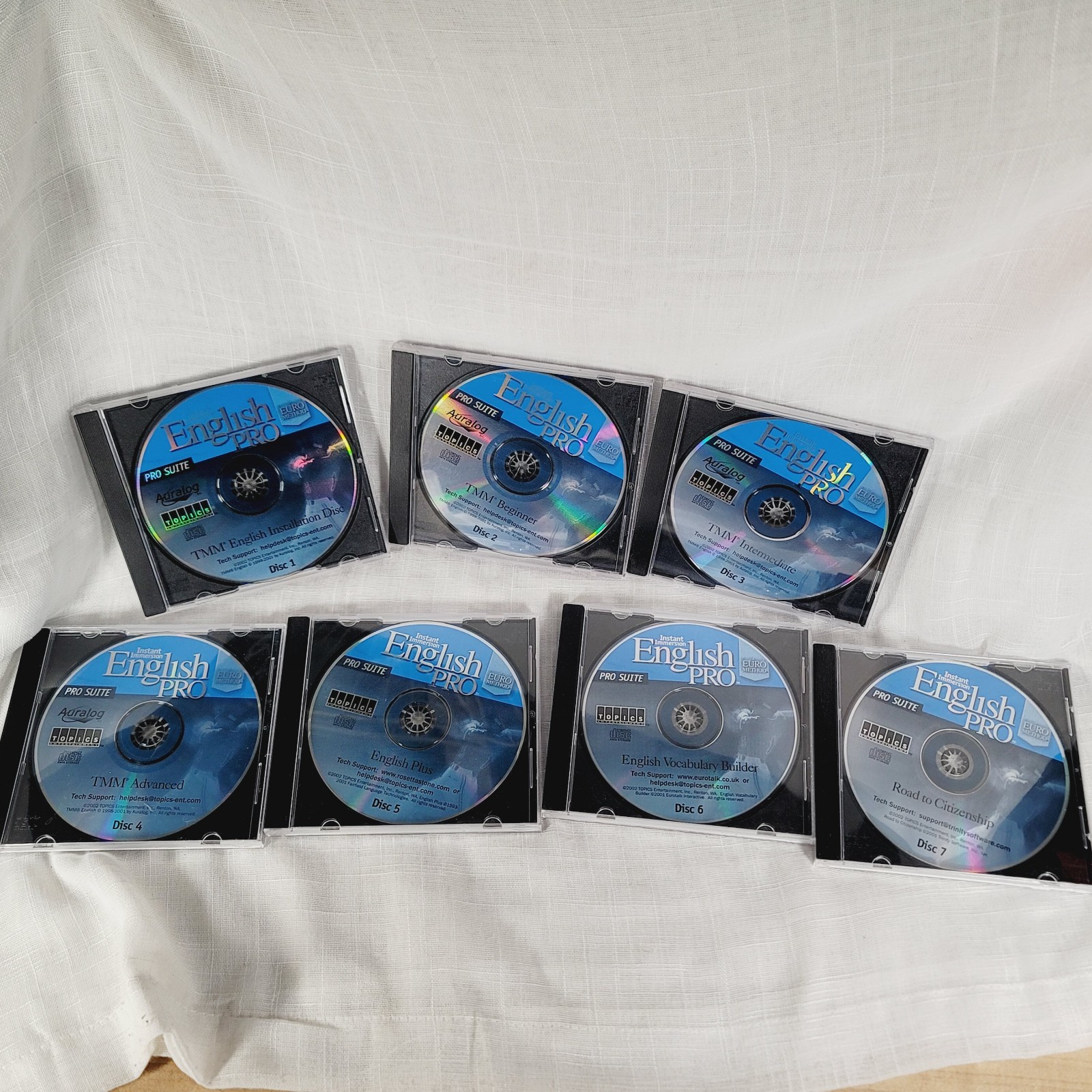 Instant Immersion English Pro Suite. 7 CD-ROMs by Topics Entertainment 2002