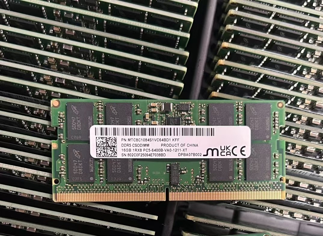 MT Micron 16GB DDR5 6400 Laptop CSODIMM RAM 1Rx8 PC5-6400B for DELL HP Lenovo