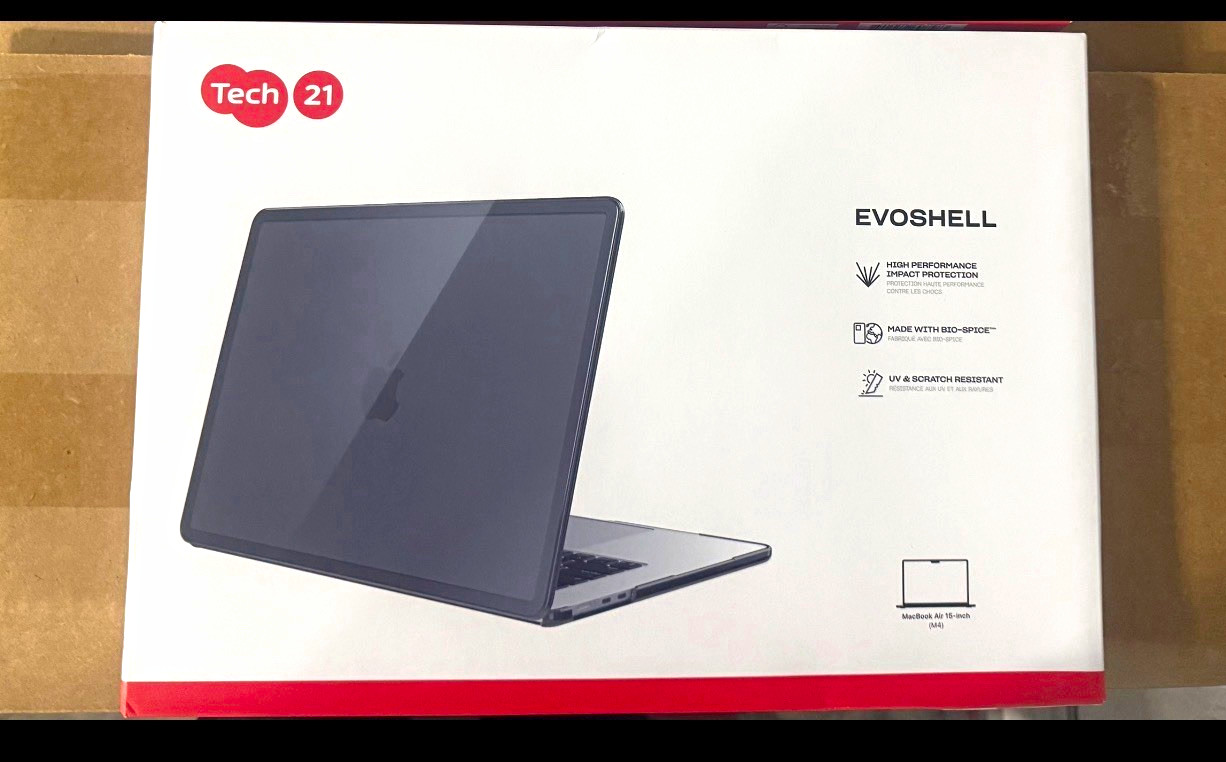 Tech21 EvoShell Clear Case MacBook Air 15in Impact Resistant T21-10125
