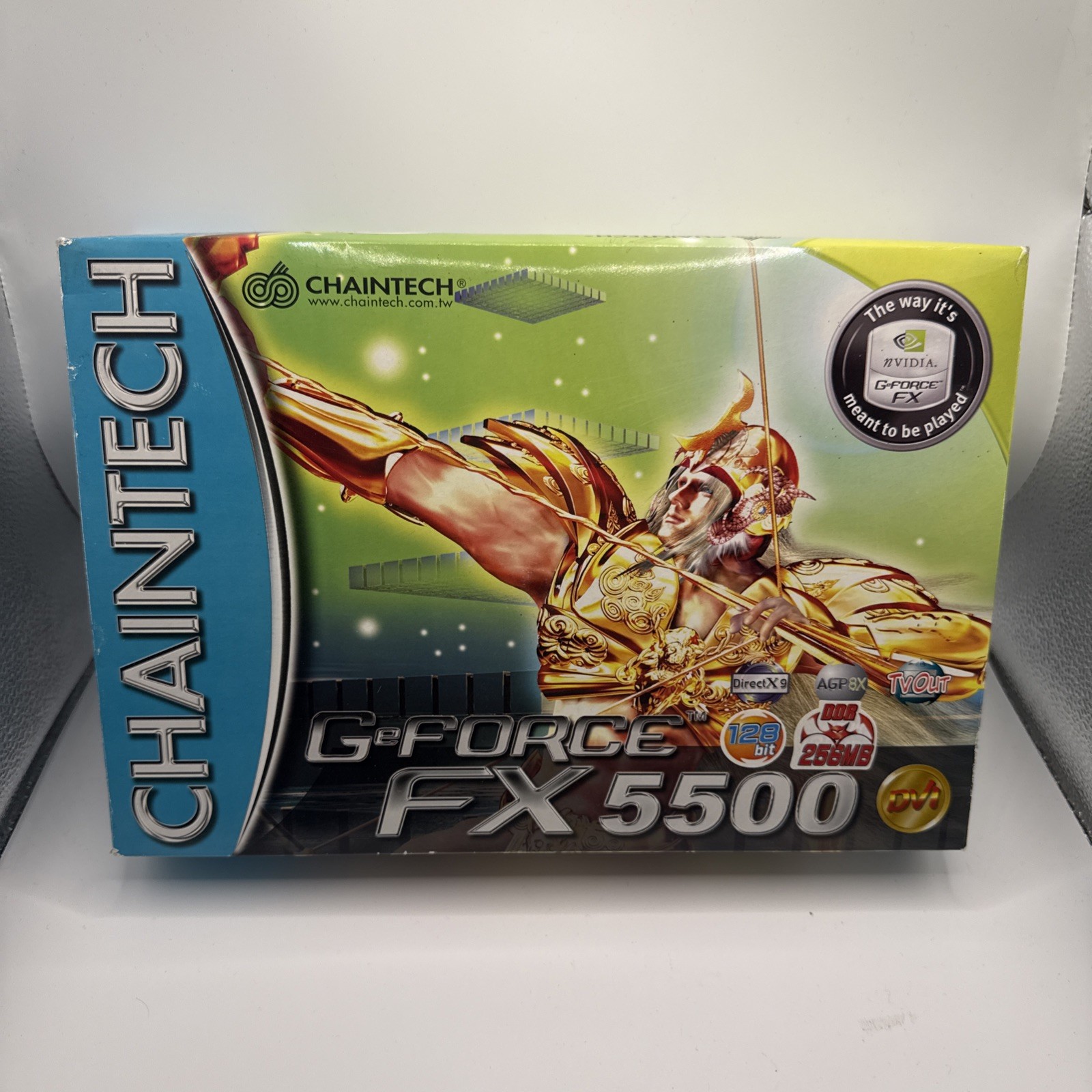 Chaintech Nvidia GeForce FX5500 256MB DDR AGP X8 Graphics Card