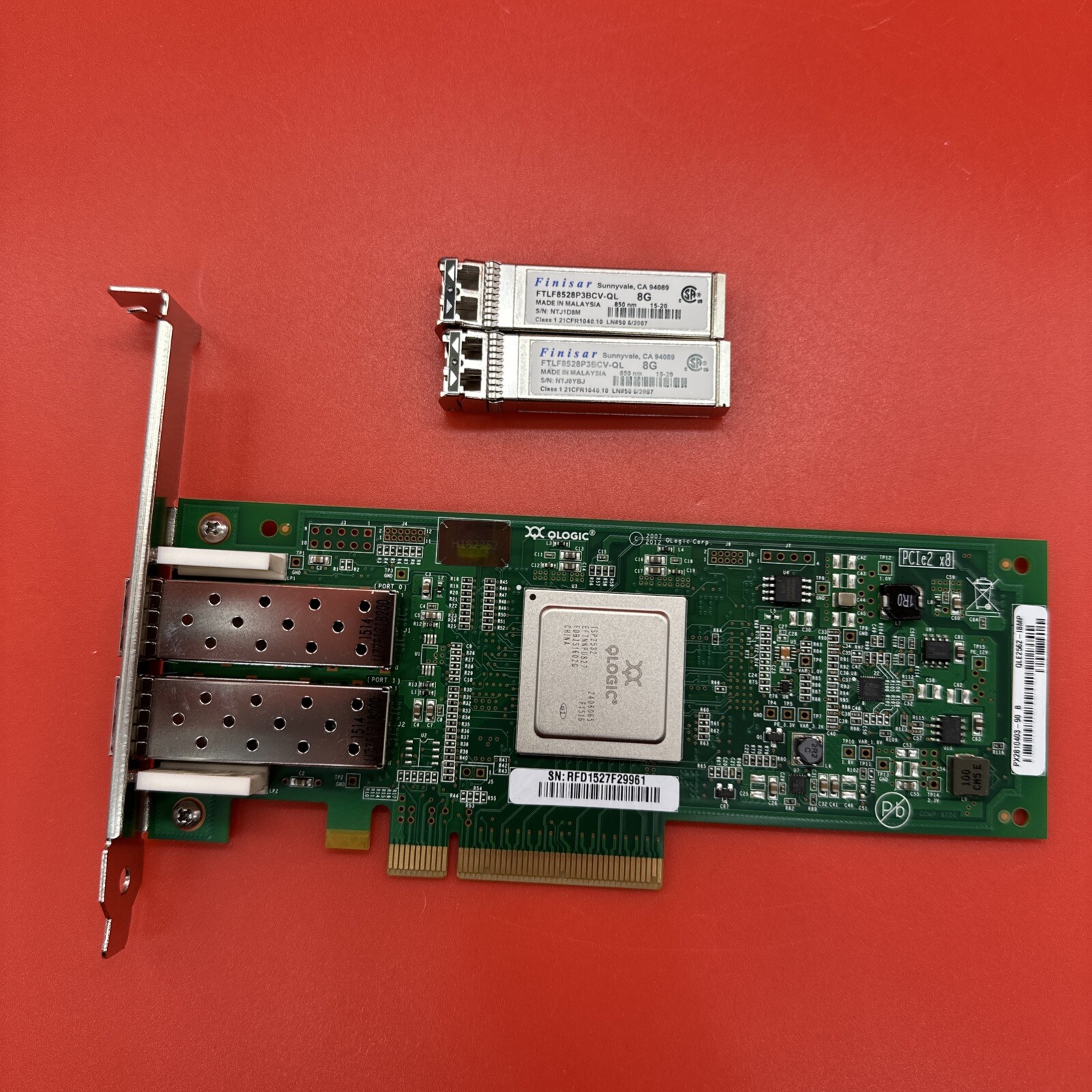 IBM Power EN0G 00WT110 00WT111 QLE2562-IBMP 8Gb FC FH HBA SFP+ As Pictured Wired