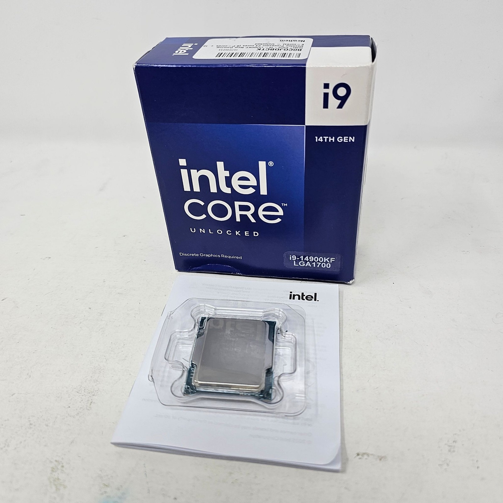 Intel Core I9-14900KF 14th Gen 24-Core LGA1700 Unlocked Desktop Processor Boxed