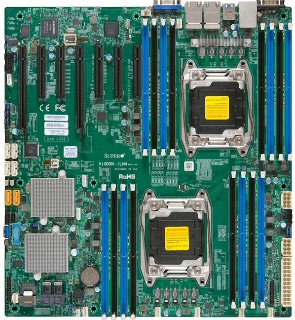 Supermicro X10DRH-ILN4 Intel C612 LGA 2011 E-ATX Server Motherboard