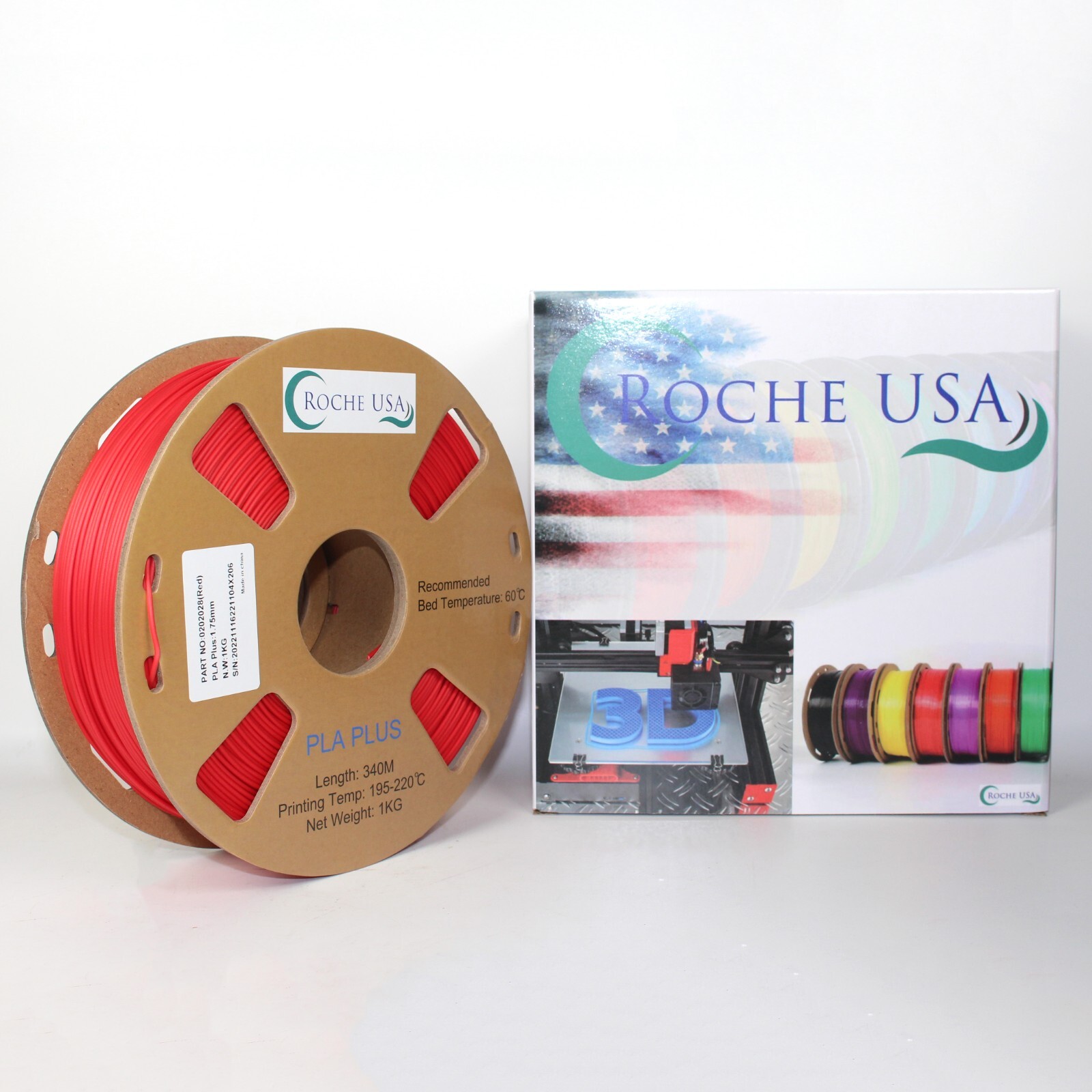 Environmentally Friendly PLA 3D Printer Filament 1.75mm 1KG