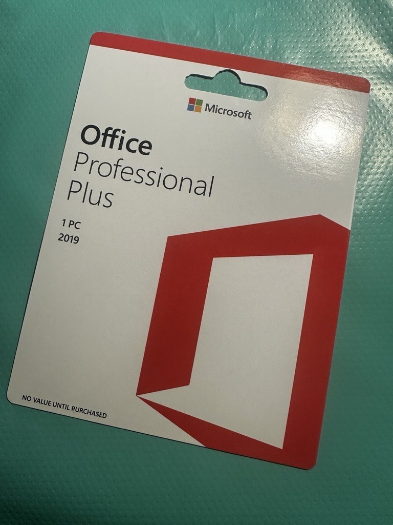 Microsoft Office Pro Plus 2019 Lifetime Program 1 PC genuine Retail Lifetime